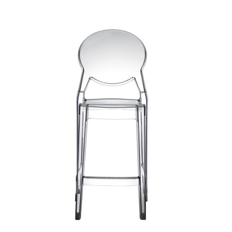 SCAB DESIGN Tabouret de bar Lot de 2 tabourets de bar Igloo transparente