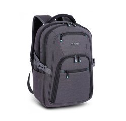 Mochila para portátil 17,3 Urban Factory HTE17UF Negro, Gris Malla, Poliéster, Plástico reciclado, Acero