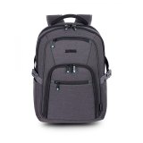 Urban Factory HTE14UF mochila Mochila de viaje Negro, Gris Poliéster, Tereftalato de polietileno reciclado (rPET)