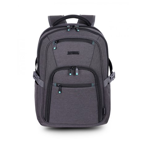 Urban Factory HTE15UF mochila Mochila de viaje Negro, Gris Poliéster, Tereftalato de polietileno (PET)