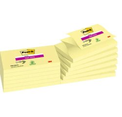 Bloc-notes post-it recharge z-notes 127x76mm 90f super z-notes repositionnables