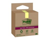 Bloc-note super sticky Recycling notes, jaune