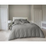 Housse de couette Vexin ANNE DE SOLENE Percale 80 fils, brume