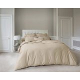 Housse de couette Vexin ANNE DE SOLENE Percale 80 fils, grège