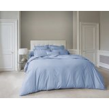 ANNE DE SOLENE Housse de couette Housse couette Vexin 140x200cm azur Percale 80F