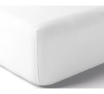 Drap housse Vexin ANNE DE SOLENE Percale 80 fils, blanc