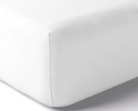 Drap housse Vexin ANNE DE SOLENE Percale 80 fils, blanc