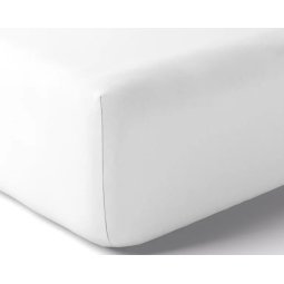 ANNE DE SOLENE Drap housse Drap housse Vexin 160x200cm blanc Percale 80F