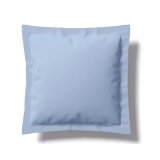 Taie d'oreiller Vexin ANNE DE SOLENE percale 100 % coton 80 fils, azur