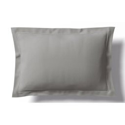 ANNE DE SOLENE Taie d'oreiller Taie Vexin 50 x 75 cm brume Percale 80F