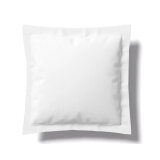 Taie d'oreiller Vexin ANNE DE SOLENE percale 100 % coton 80 fils, blanc