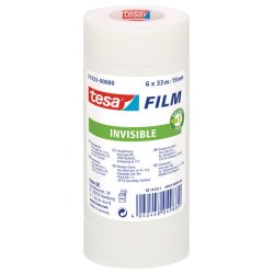 Tour de 6 Tesafilm® Invisible 33 m x 19 mm