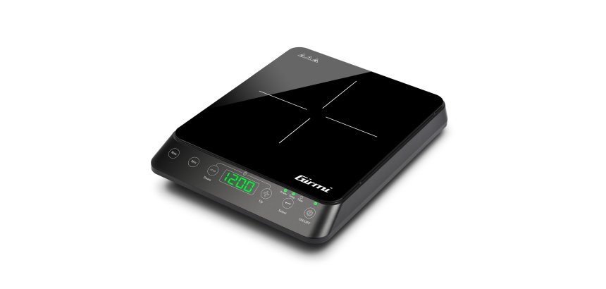 Plaque a induction girmi 60 a 240 degres 2000 watts maxi    minuterie 180 minutes         affichage numerique 4