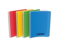 Cahier spirale Conquérant classique 17 x 22 cm grands carreaux 100 pages