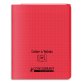 Cahier a rabat Conquerant classique agrafe 170x220 96p 90g seyes polypro rouge