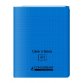 Cahier a rabat Conquerant classique agrafe 170x220 96p 90g seyes polypro bleu