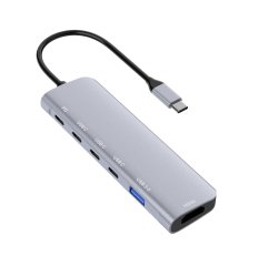 DLH DY-TU5005 station d'accueil USB Type-C Argent