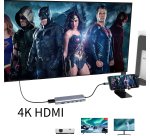 DLH DY-TU5005 station d'accueil USB Type-C Argent