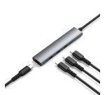 DLH DY-TU4995 station d'accueil USB 3.2 Gen 1 (3.1 Gen 1) Type-A + Type-C Argent