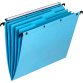 Dossier suspendu elba azo ultimate kraft bleu 240g a4 entraxe 360mm h290mm onglets intégrés fond v boîte de 5 unités