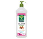 Gel lavant arbre vert mains corps cheveux senteur boisée aromatique utilisation fréquente sans allergène flacon 1l
