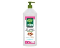 Gel lavant arbre vert mains corps cheveux senteur boisée aromatique utilisation fréquente sans allergène flacon 1l