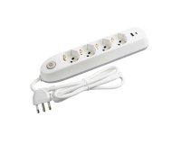 bticino Poker prolunghe e multiple 1,5 m 4 presa(e) AC Interno Bianco