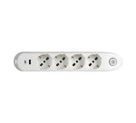 bticino Poker power extension 1.5 m 4 AC outlet(s) Indoor White