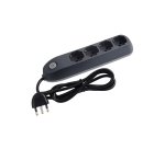 bticino Poker prolunghe e multiple 1,5 m 4 presa(e) AC Interno Grigio