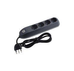 bticino Poker prolunghe e multiple 1,5 m 4 presa(e) AC Interno Grigio