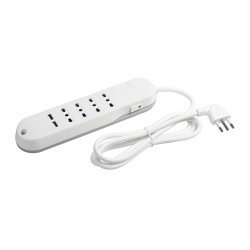 bticino Slim power extension 1.5 m 4 AC outlet(s) Indoor White