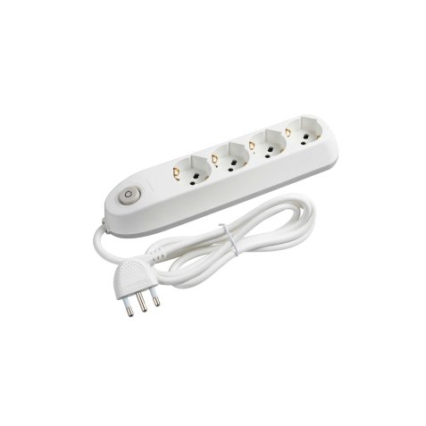 bticino Poker power extension 1.5 m 4 AC outlet(s) Indoor White