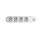 bticino Poker power extension 1.5 m 4 AC outlet(s) Indoor White