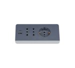bticino S3711GBU power extension 2 m 3 AC outlet(s) Indoor Grey