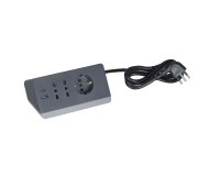 bticino S3711GBU prolunghe e multiple 2 m 3 presa(e) AC Interno Grigio