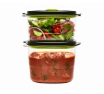 Pack Boîtes fraîcheur 0,7 L + 1,2 L pour machine sous vide Foodsaver