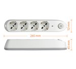 bticino Poker power extension 1.5 m 4 AC outlet(s) Indoor White
