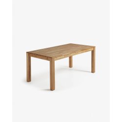 LF Table de salle à manger Indra table chêne 180/260 x 90 cm