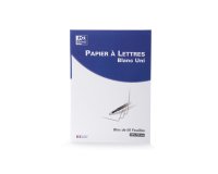 Bloc de correspondance Oxford endosse 148x210 100p optik p.uni blanc