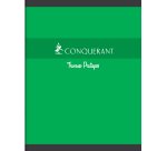 Cahier travaux pratiques piqué conquérant sept couverture offset a5+ 17x22cm 64 pages 70g 32 séyès/32 unies