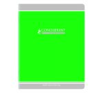 Cahier d'écriture piqué conquérant usage scolaire couverture vernie carte couchée a5+ 17x22cm 96 pages 90g séyès