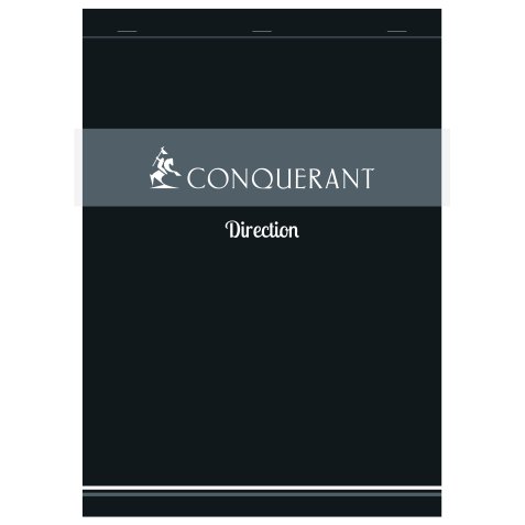 Bloc bureau 001 format 21 x 29,7 cm (A4) 200 pages quadrillées 5x5 70g. Agrafé en-tête