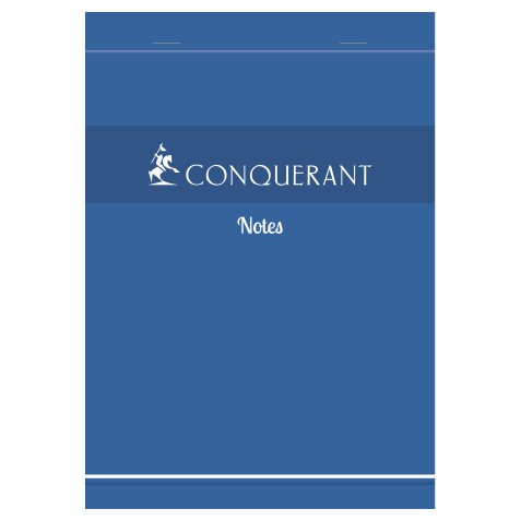 Bloc de bureau Oxford Office 14,8 x 21 cm agrafé bleu - 5 x 5 - 100 feuilles