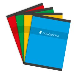 Cahier dessin piqué conquérant sept couverture offset a4+ 24x32cm 48 pages 70g