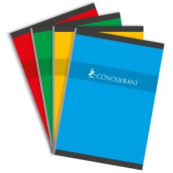 Cahier reliure brochure grand format 21x29,7cm 192 pages 70g petits carreaux 5x5