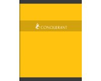 Cahier piqu  conquerant couverture vernie carte       17x22cm 140 pages piqure 70g  s y s