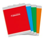 Cahier d'écriture piqué conquérant usage scolaire couverture vernie carte couchée a5+ 17x22cm 96 pages 90g séyès