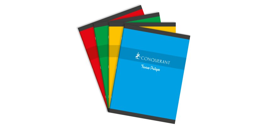 CONQUERANT SEPT Cahier de travaux pratiques, 240 x 320 mm