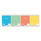 Cahier Conquerant classique agrafe 170x220 32p 90g seyes 3mm assorti