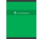 Cahier piqu  conquerant couverture vernie carte       17x22cm 140 pages piqure 70g  s y s
